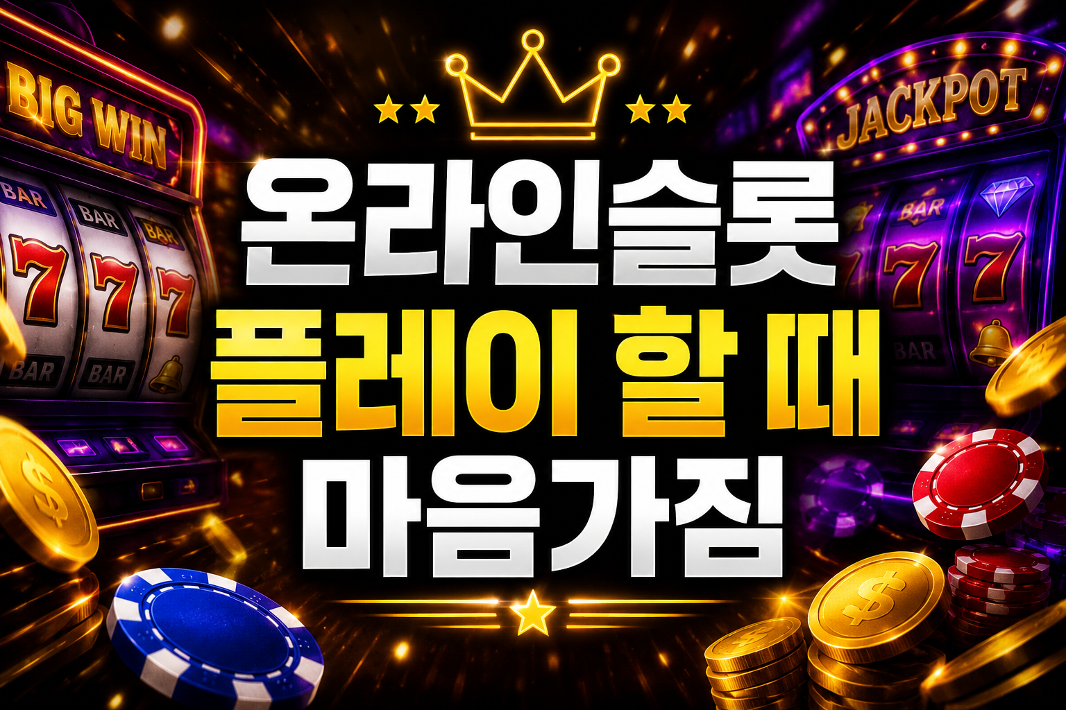 온라인슬롯 플레이 할 때 마음가짐