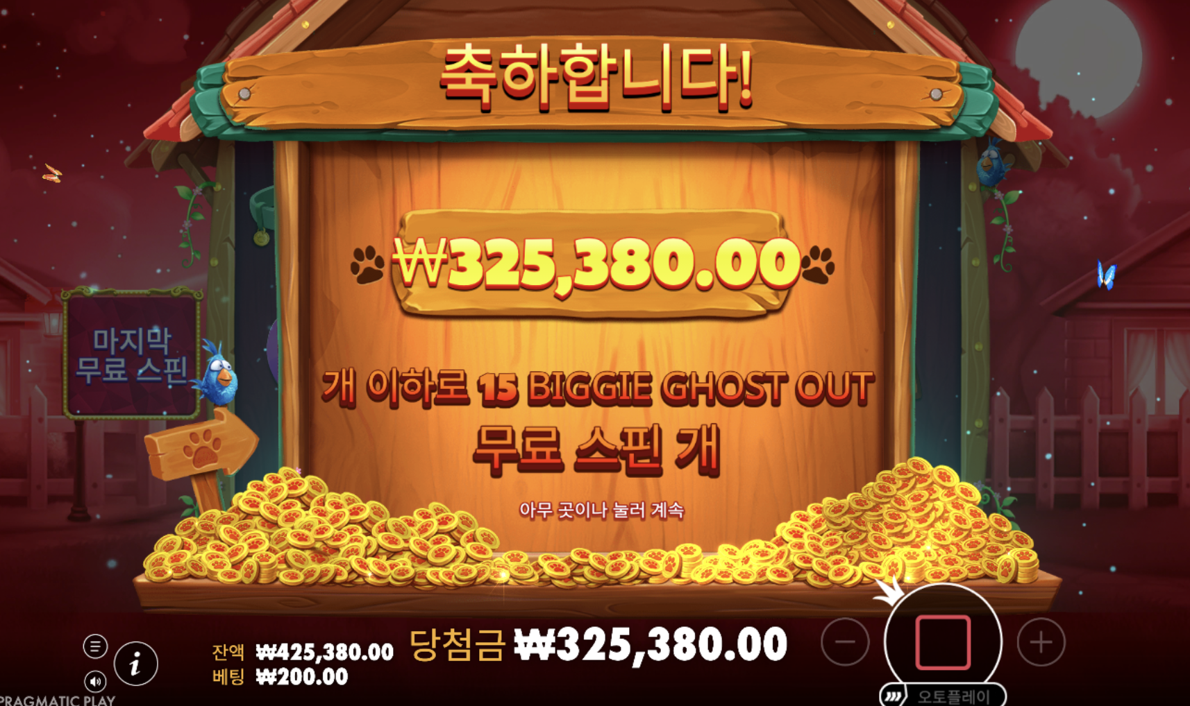 빅도그 연전연승이네 ㅋㅋ 오늘 개집 폼 미쳤다