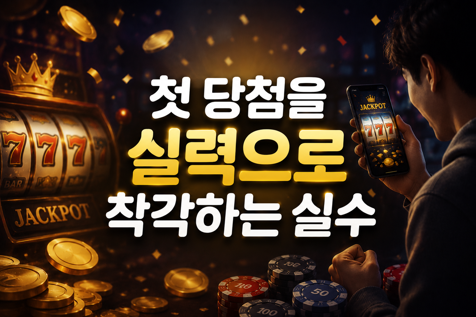 첫 당첨을 실력으로 착각하는 실수