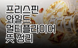 프리스핀, 와일드, 멀티플라이어 뜻 정리